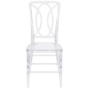Flash Furniture BH-H007-CRYSTAL-GG Stacking Chiavari Chair - Polycarbonate, Crystal Ice thumbnail 5
