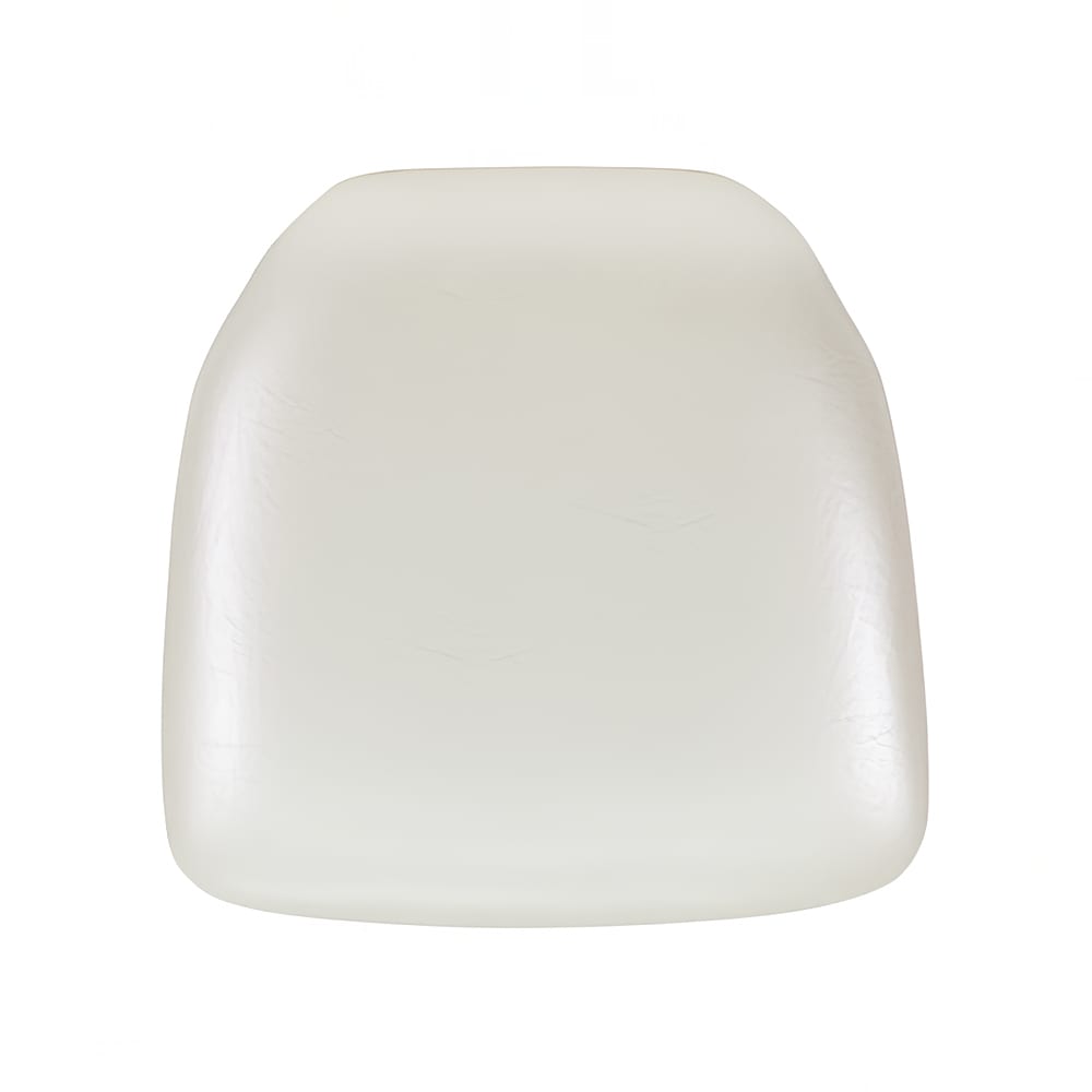 Flash Furniture BH-IVORY-HARD-VYL-GG Chiavari Vinyl Chair Cushion - 15 1/2" x 15 1/2" x 2", Ivory