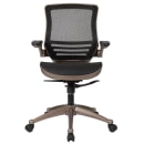 Flash Furniture BL-8801X-GG Swivel Office Chair w/ Mid Back - Black Mesh Back & Seat thumbnail 5
