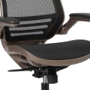 Flash Furniture BL-8801X-GG Swivel Office Chair w/ Mid Back - Black Mesh Back & Seat thumbnail 7