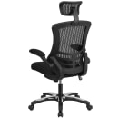 Flash Furniture BL-X-5H-GG Swivel Office Chair w/ High Back - Black Mesh Back & Seat thumbnail 4