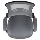 Flash Furniture BL-X-5M-DKGY-GG Swivel Drafting Chair w/ Dark Gray Mesh Back & Seat - Black Base w/ Foot Ring thumbnail 10