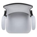 Flash Furniture BL-X-5M-D-WH-GG Swivel Drafting Chair w/ White Mesh Back & Seat - Black Base w/ Foot Ring thumbnail 9