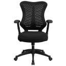 Flash Furniture BL-ZP-806-BK-GG Swivel Office Chair w/ High Back - Black Mesh Back & Seat thumbnail 6