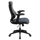 Flash Furniture BL-ZP-806-GY-GG Swivel Office Chair w/ High Back - Gray Mesh Back & Seat thumbnail 3