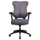 Flash Furniture BL-ZP-806-GY-GG Swivel Office Chair w/ High Back - Gray Mesh Back & Seat thumbnail 5