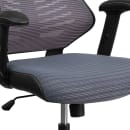 Flash Furniture BL-ZP-806-GY-GG Swivel Office Chair w/ High Back - Gray Mesh Back & Seat thumbnail 7