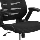 Flash Furniture BL-ZP-809-BK-GG Swivel Office Chair w/ High Back - Black Mesh Back & Seat thumbnail 7