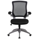 Flash Furniture BL-ZP-8805-BK-GG Swivel Office Chair w/ Mid Back - Black Mesh Back & Seat thumbnail 5