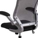 Flash Furniture BL-ZP-8805-BK-GG Swivel Office Chair w/ Mid Back - Black Mesh Back & Seat thumbnail 8