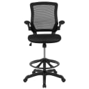 Flash Furniture BL-ZP-8805D-BK-GG Swivel Task Chair w/ Black Mesh Back & Padded Mesh Seat - Gray Base w/ Casters thumbnail 6