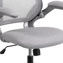 Flash Furniture BL-ZP-8805-GY-GG Swivel Office Chair w/ Mid Back - Gray Mesh Back & Seat thumbnail 7