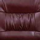 Flash Furniture BT-1404-BURG-GG Reception Side Chair - Burgundy LeatherSoft Upholstery, Black Metal Frame thumbnail 10