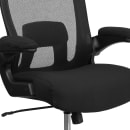 Flash Furniture BT-20180-GG Swivel Big & Tall Office Chair w/ High Back - Black Mesh Back & Fabric Seat thumbnail 7