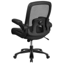 Flash Furniture BT-20180-LEA-GG Swivel Big & Tall Office Chair w/ High Back - Black Mesh Back & LeatherSoft Seat thumbnail 4