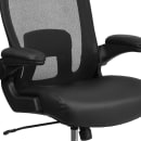 Flash Furniture BT-20180-LEA-GG Swivel Big & Tall Office Chair w/ High Back - Black Mesh Back & LeatherSoft Seat thumbnail 7