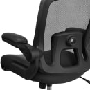 Flash Furniture BT-20180-LEA-GG Swivel Big & Tall Office Chair w/ High Back - Black Mesh Back & LeatherSoft Seat thumbnail 8