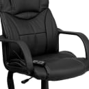 Flash Furniture BT-2690P-GG Massaging Swivel Office Chair w/ High Back - Black LeatherSoft Upholstery thumbnail 7