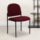Flash Furniture BT-515-1-BY-GG Stacking Reception Side Chair - Burgundy Fabric Upholstery, Black Steel Frame thumbnail 9
