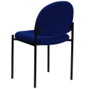 Flash Furniture BT-515-1-NVY-GG Stacking Reception Side Chair - Navy Blue Fabric Upholstery, Black Steel Frame thumbnail 3