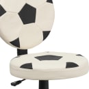 Flash Furniture BT-6177-SOC-GG Soccer Task Chair - Vinyl Upholstery, Black Base thumbnail 7