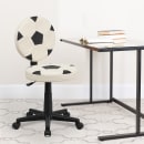 Flash Furniture BT-6177-SOC-GG Soccer Task Chair - Vinyl Upholstery, Black Base thumbnail 9