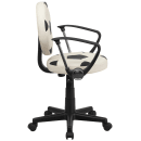 Flash Furniture BT-6177-SOC-A-GG Soccer Task Chair w/ Arms - Vinyl Upholstery, Black Base thumbnail 3