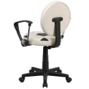 Flash Furniture BT-6177-SOC-A-GG Soccer Task Chair w/ Arms - Vinyl Upholstery, Black Base thumbnail 4