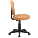 Flash Furniture BT-6178-BASKET-GG Basketball Task Chair - Vinyl Upholstery, Black Nylon Base thumbnail 3