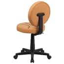 Flash Furniture BT-6178-BASKET-GG Basketball Task Chair - Vinyl Upholstery, Black Nylon Base thumbnail 4