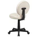 Flash Furniture BT-6179-BASE-GG Baseball Task Chair - Vinyl Upholstery, Black Nylon Base thumbnail 4