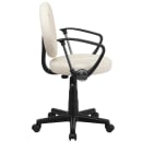 Flash Furniture BT-6179-BASE-A-GG Baseball Task Chair w/ Arms - Vinyl Upholstery, Black Nylon Base thumbnail 3