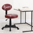 Flash Furniture BT-6181-FOOT-GG Football Task Chair - Vinyl Upholstery, Black Nylon Base thumbnail 9