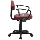Flash Furniture BT-6181-FOOT-A-GG Football Task Chair w/ Arms - Vinyl Upholstery, Black Nylon Base thumbnail 2