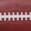 Flash Furniture BT-6181-FOOT-A-GG Football Task Chair w/ Arms - Vinyl Upholstery, Black Nylon Base thumbnail 6