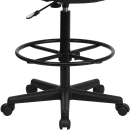 Flash Furniture BT-659-BLK-GG Swivel Drafting Stool w/ Low Back - Black Polyester Upholstery thumbnail 8