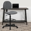 Flash Furniture BT-659-GRY-GG Swivel Drafting Stool w/ Low Back - Gray Polyester Upholstery thumbnail 9