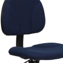 Flash Furniture BT-659-NVY-GG Swivel Drafting Stool w/ Low Back - Navy Blue Polyester Upholstery thumbnail 7