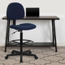 Flash Furniture BT-659-NVY-GG Swivel Drafting Stool w/ Low Back - Navy Blue Polyester Upholstery thumbnail 9