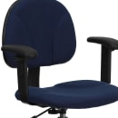 Flash Furniture BT-659-NVY-ARMS-GG Swivel Drafting Stool w/ Arms & Low Back - Navy Blue Polyester Upholstery thumbnail 7