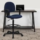 Flash Furniture BT-659-NVY-ARMS-GG Swivel Drafting Stool w/ Arms & Low Back - Navy Blue Polyester Upholstery thumbnail 9