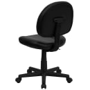 Flash Furniture BT-688-BK-GG Swivel Office Chair w/ Mid Back - Black LeatherSoft Upholstery thumbnail 4