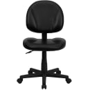 Flash Furniture BT-688-BK-GG Swivel Office Chair w/ Mid Back - Black LeatherSoft Upholstery thumbnail 5