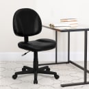 Flash Furniture BT-688-BK-GG Swivel Office Chair w/ Mid Back - Black LeatherSoft Upholstery thumbnail 9