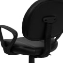 Flash Furniture BT-688-BK-A-GG Swivel Office Chair w/ Mid Back - Black LeatherSoft Upholstery thumbnail 8