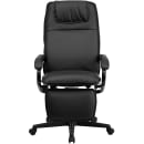 Flash Furniture BT-70172-BK-GG Reclining Swivel Office Chair w/ High Back - Black LeatherSoft Upholstery thumbnail 5