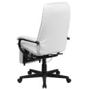 Flash Furniture BT-70172-WH-GG Reclining Swivel Office Chair w/ High Back - White LeatherSoft Upholstery thumbnail 4