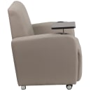 Flash Furniture BT-8217-GV-CS-GG Guest Chair w/ Tablet Arm -  Gray LeatherSoft Upholstery thumbnail 3