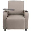 Flash Furniture BT-8217-GV-CS-GG Guest Chair w/ Tablet Arm -  Gray LeatherSoft Upholstery thumbnail 5