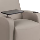 Flash Furniture BT-8217-GV-CS-GG Guest Chair w/ Tablet Arm -  Gray LeatherSoft Upholstery thumbnail 7